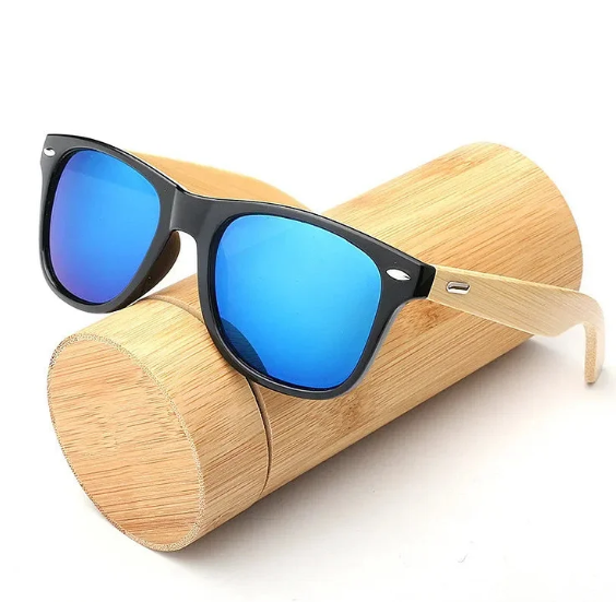 Fashion Wood Men's Ultraviolet Sunglasses Classic Male Driving Riding UV400 Sports Sun Glasses Eyewear Wooden Bamboo Eyeglasses