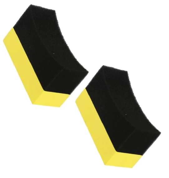 2pcs Car Waxing Sponge Car Sponge Car Supplies Car Upholstery Cleaner Sponges for Cleaning Car Cleaner Car Wash Sponge Block Absorbent Cleaning Sponge Absorb Water Car Wash Tools