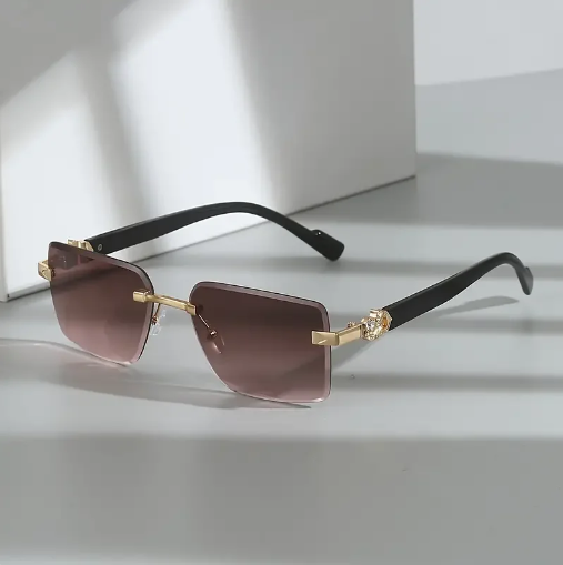 Polygon Metal Frame Polarized Sunglasses f