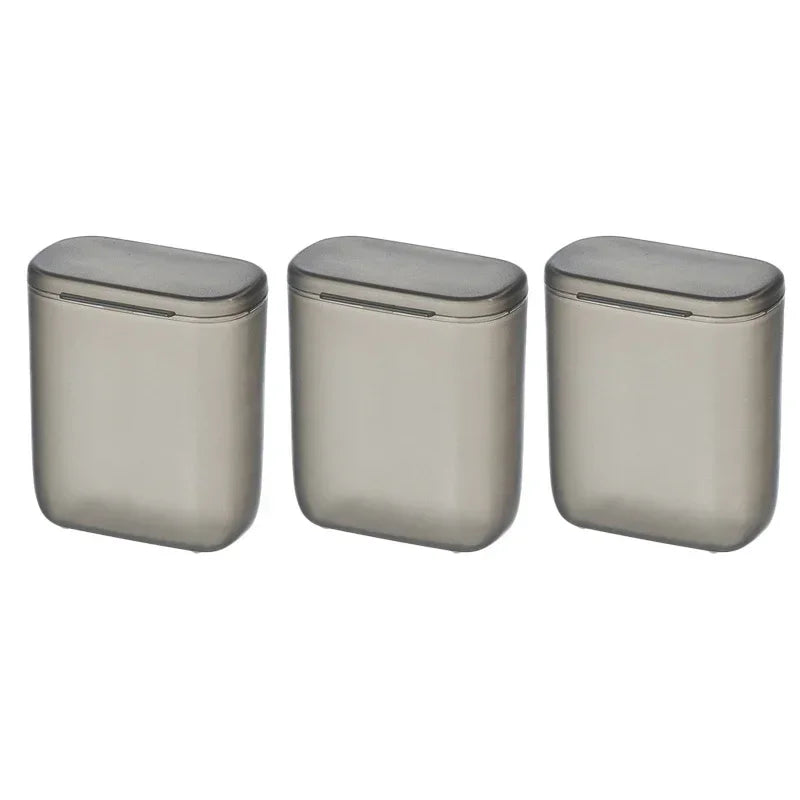 Portable Mobile Phone Data Cable Headphone Charger Storage Box Transparent Belt Cover Jewelry Miscellaneous Storage Organizer